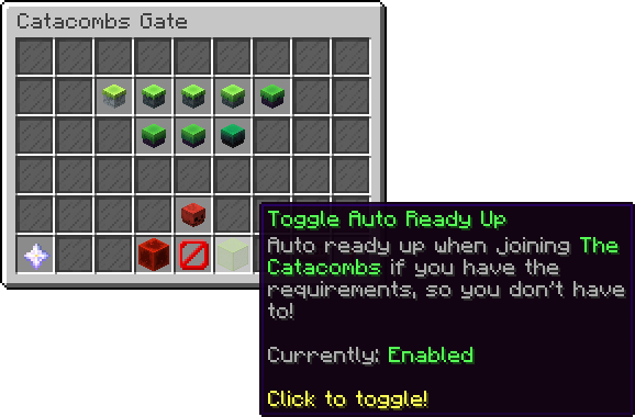 The Dungeon Hub inside of Skyblock in shaders